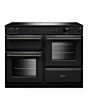 Rangemaster AURO110EI/19316 110cm Induction Range Cooker - Charcoal Black with Onyx trim
