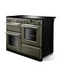 Rangemaster AURO110EI/19321 110cm Induction Range Cooker - River Bed with Onyx trim