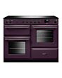 Rangemaster AURO110EI/19322 110cm Induction Range Cooker - Plum with Onyx trim