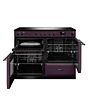 Rangemaster AURO110EI/19322 110cm Induction Range Cooker - Plum with Onyx trim