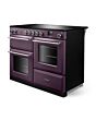 Rangemaster AURO110EI/19322 110cm Induction Range Cooker - Plum with Onyx trim