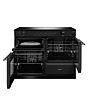 Rangemaster AURO110EI/19364 110cm Induction Range Cooker - Charcoal Black with Brushed Nickel trim