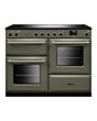 Rangemaster AURO110EI/19369 110cm Induction Range Cooker - River Bed with Brushed Nickel trim