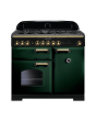Rangemaster 113820 (CDL100DFFRG/B) CLASSIC DELUXE 100cm Dual Fuel Cooker
