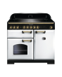 Rangemaster 114040 (CDL100EIWH/B) CLASSIC DELUXE 100cm Induction Cooker