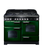 Rangemaster 112890 (CDL110DFFRG/C) CLASSIC DELUXE 110cm Dual Fuel Cooker in Racing G/C