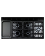 Rangemaster 114480 (CDL110DFFRP/B) CLASSIC DELUXE 110cm Dual Fuel Cooker in Royal P/B