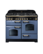 Rangemaster CDL110DFFSB/B CDL110DFFSB Classic Deluxe Dual Fuel Range Cooker