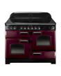 Rangemaster CDL110ECCY/C CLASSIC DELUXE 110cm Ceramic Range Cooker, Cranberry/C