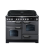 Rangemaster CDL110ECSL/C (124290) CLASSIC DELUXE 110cm Ceramic Range Cooker, Slate/C