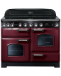Rangemaster CDL110EICY/C Classic Deluxe 110cm Induction Range Cooker, Cranberry