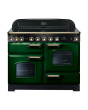 Rangemaster 113080 (CDL110EIRG/B) Classic Deluxe 110cm Induction Range Cooker, Racing G/B
