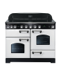 Rangemaster 113110 (CDL110EIWH/C) CLASSIC DELUXE 110cm Induction Range Cooker, WHT,C