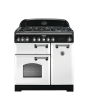Rangemaster 113550 (CDL90DFFWH/C) CLASSIC DELUXE 90cm Dual Fuel Cooker