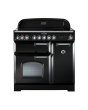 RANGEMASTER CDL90ECBLC CLASSIC DELUXE 90cm Ceramic Cooker in Black