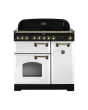 Rangemaster 114280 (CDL90ECWH/B) CLASSIC DELUXE 90cm Ceramic Range Cooker