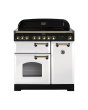 Rangemaster 113740 (CDL90EIWH/B) CLASSIC DELUXE 90cm Induction Range Cooker