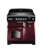 Rangemaster CLA90ECCY/C (117440) CLASSIC 90cm Ceramic Range Cooker, Cranberry - Chrome Trim