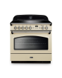 Rangemaster CLAS90FXEICR/C Classic FX 90cm Induction Cooker, Cream, Chrome