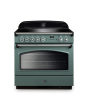 Rangemaster CLAS90FXEIMG/C Classic FX 90cm Induction Cooker, Mineral Green, Chrome