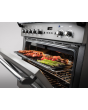 Rangemaster CLAS90FXEISL/B Classic FX 90cm Induction Cooker, Slate, Brass