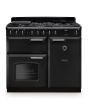 Rangemaster CLDL100DFPCBL/CM1 Classic Deluxe 100cm Dual Fuel Charcoal Black/Chrome