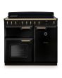 Rangemaster CLDL100EIPGBL/AB1 Classic Deluxe 100cm Induction Black/Antique Brass