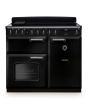Rangemaster CLDL100EIPGBL/CM1 Classic Deluxe 100cm Induction Black/Chrome