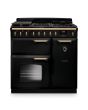 Rangemaster CLDL90DFPGBL/AB1 Classic Deluxe 90cm Dual Fuel Black/Antique Brass