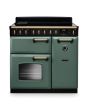 Rangemaster CLDL90EIPMGR/AB1 Classic Deluxe 90cm Induction Mineral Green/Antique Brass