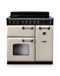 Rangemaster CLDL90EIPPCR/CM1 Classic Deluxe 90cm Induction Pale Cream/Chrome
