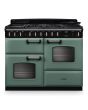 Rangemaster CLDLO110DFPMGR/CM1 Classic Deluxe 110cm OC Dual Fuel Mineral Green/Chrome