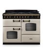 Rangemaster CLDLO110DFPPCR/AB1 Classic Deluxe 110cm OC Dual Fuel Pale Cream/Antique Brass