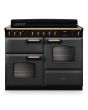 Rangemaster CLDLO110EIPSLT/AB1 Classic Deluxe 11cm OC Induction Slate/Antique Brass