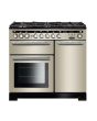 Rangemaster EDL100DFFIV/C (117240) Encore Deluxe 100cm DF Range Cooker, Ivory/Chrome