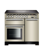 Rangemaster EDL100EIIV/C (117360) Encore Deluxe 100cm IND Range Cooker, Ivory/Chrome