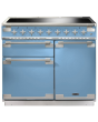 Rangemaster ELS100EICA Elise 100cm Induction Range Cooker, China Blue/Chrome