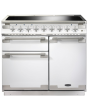 Rangemaster 100210 (ELS100EIWH) Elise 100cm Induction Range Cooker, White/Chrome