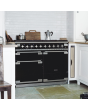 Rangemaster ELS110DFFCB/ Elise 110 Dual Fuel Cooker, Charcoal Black