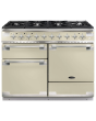 Rangemaster ELS110DFFCR Elise 110cm Dual Fuel Range Cooker, Cream/Chrome