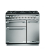 Rangemaster ELS90DFFSS Elise 90 Dual Fuel Range Cooker, Stainless Steel