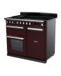 Rangemaster ESDL100EIPBOR/CM1 Estel Deluxe 100cm Induction Range Cooker, Bordeaux/Chrome