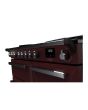 Rangemaster ESDL100EIPBOR/CM1 Estel Deluxe 100cm Induction Range Cooker, Bordeaux/Chrome