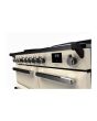 Rangemaster ESDL100EIPPCR/CM1 Estel Deluxe 100cm Induction Range Cooker, Pale Cream/Chrome