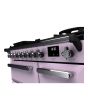 Rangemaster ESDL90DFPHTH/CM1 Estel Deluxe 90cm Dual Fuel Range Cooker, Heather/Chrome