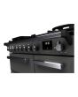 Rangemaster ESDL90DFPSLT/CM1 Estel Deluxe 90cm Dual Fuel Range Cooker, Slate/Chrome