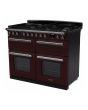 Rangemaster ESDLB110DFPBOR/CM1 Estel Deluxe 110cm BC Dual Fuel Range Cooker, Bordeaux/Chrome