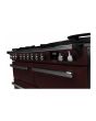 Rangemaster ESDLB110DFPBOR/CM1 Estel Deluxe 110cm BC Dual Fuel Range Cooker, Bordeaux/Chrome