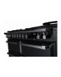 Rangemaster ESDLB110DFPGBL/CM1 Estel Deluxe 110cm BC Dual Fuel Range Cooker, Black/Chrome