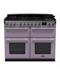 Rangemaster ESDLB110DFPHTH/CM1 Estel Deluxe 110cm BC Dual Fuel Range Cooker, Heather/Chrome